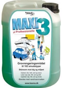 Maxi 3 Rengøring