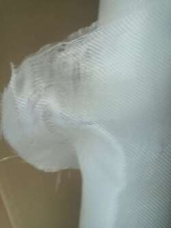 Glasdug, 80 gr. twill vævet, pr. mtr./1 m.bred