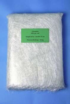 Glasmåtte 450 gr. 10 m.