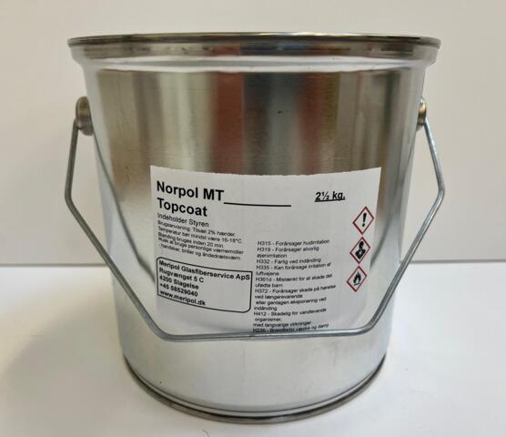Topcoat 2,5 kg.