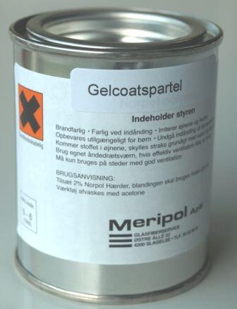 Gelcoatspartel, 1 kg.