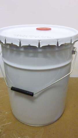 Konisk blikspand, 20 ltr. med låg