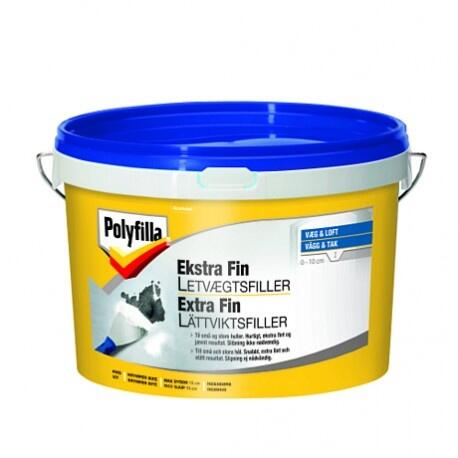 Polyfilla ekstra fin letvægtsfiller, 2 ½ ltr.