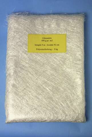 Glasmåtte 450 gr. 5 m2