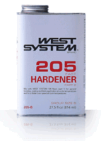 West System, hærder 205, 1 kg.