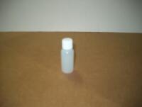 Plastflaske 10 ml. hvid/KLAR plast
